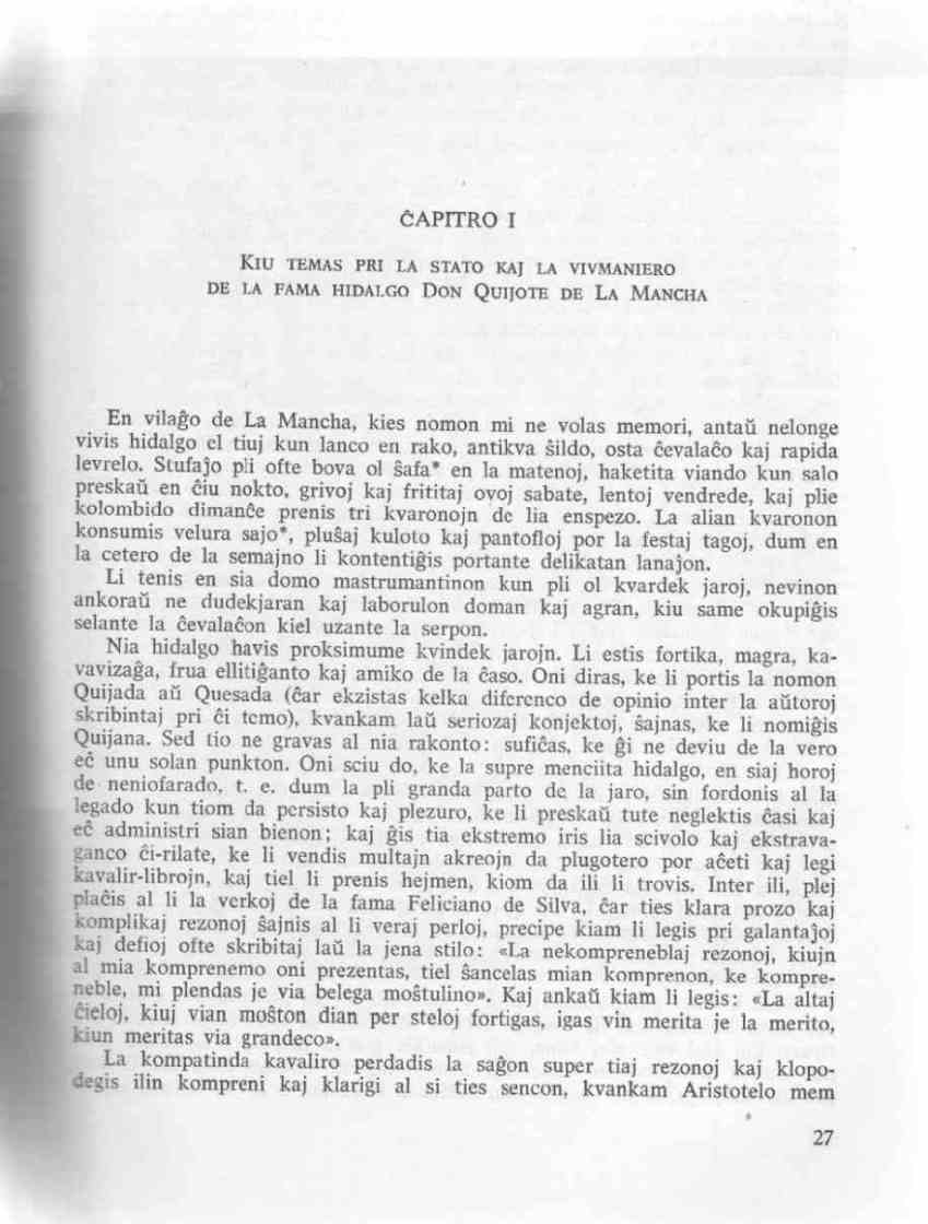 Cervantes: La Kihhoto