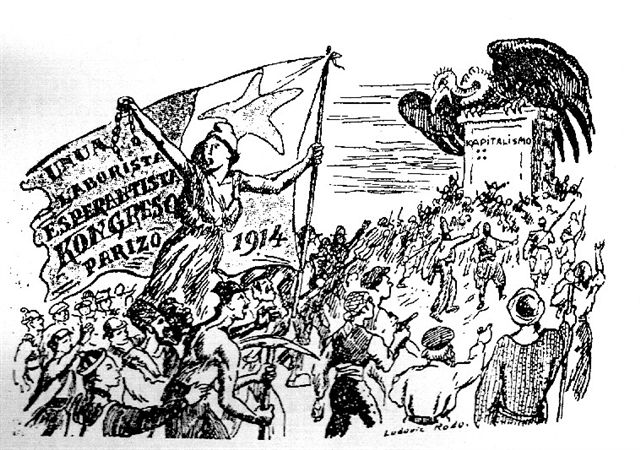 Cartell esperantista obrer 1914